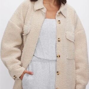 Good American Sherpa Shacket
